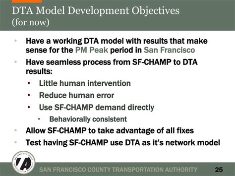 Ppt San Franciscos Dynamic Traffic Assignment Model Powerpoint