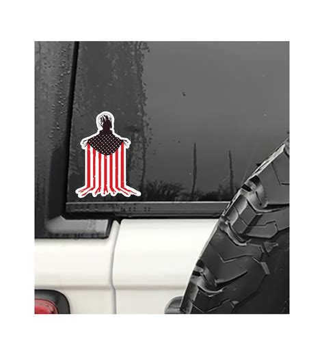 Homelander Usa Flag Cape PRINTED DECAL Funny Joke Prank Car Window Truck Laptop Sticker - Etsy