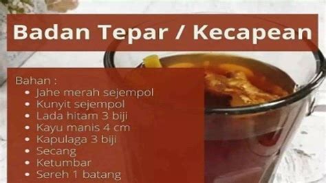 Tips Sehat Untuk Badan Tepar Kelelahan Ala Dr Zaidul Akbar Pakai