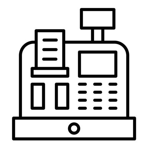 Icono De Vector De Caja Registradora 21718067 Vector En Vecteezy