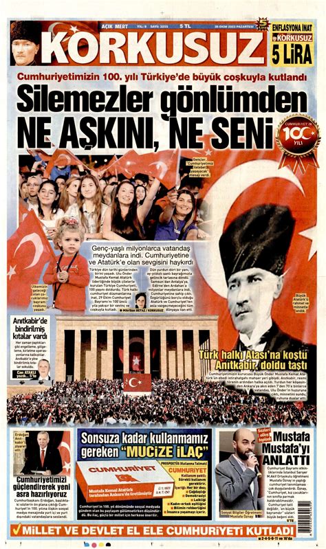 Korkusuz Gazetesi Korkusuz Man Et Oku Haberler Ekim