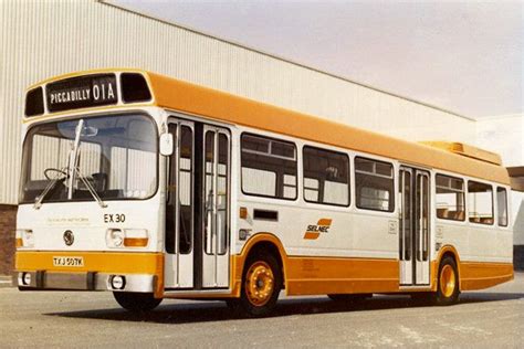 Selnec Leyland National Txj K Bus Coach Manchester Buses Leyland