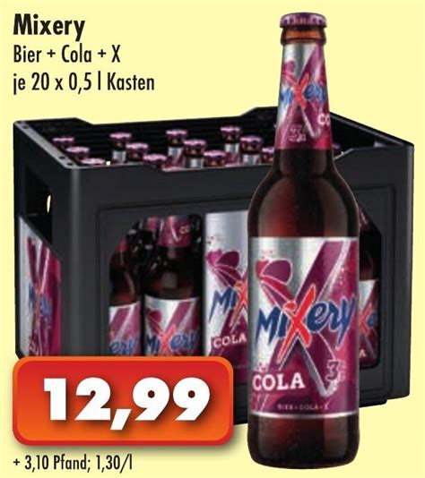 Mixery Bier Cola X 20x0 5L Angebot bei Lösch Depot