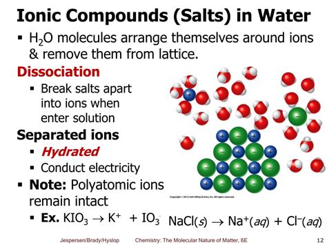 Ppt Chapter Molecular View Of Reactions In Aqueous Solutions