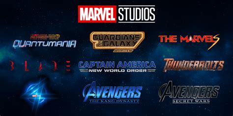 Upcoming Marvel Movies Through Phase 5 and Phase 6