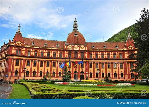 Brasov County Prefecture Building Romania Editorial Image Image Of