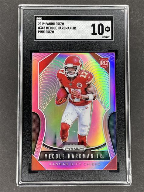 Panini Prizm Rookies Pink Prizm Mecole Hardman Jr Rc For