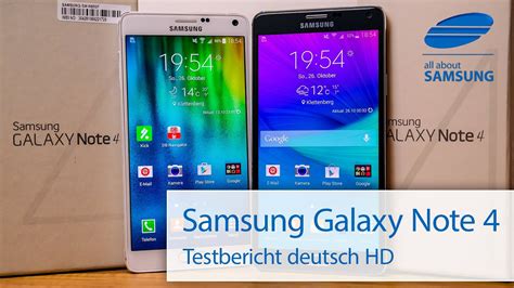 Samsung Galaxy Note 4 SM N910F Testbericht Test Deutsch HD YouTube