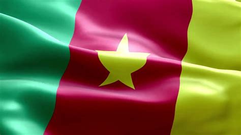 Hours Cameroon Flag Waving Video Audio Waving Flags Youtube