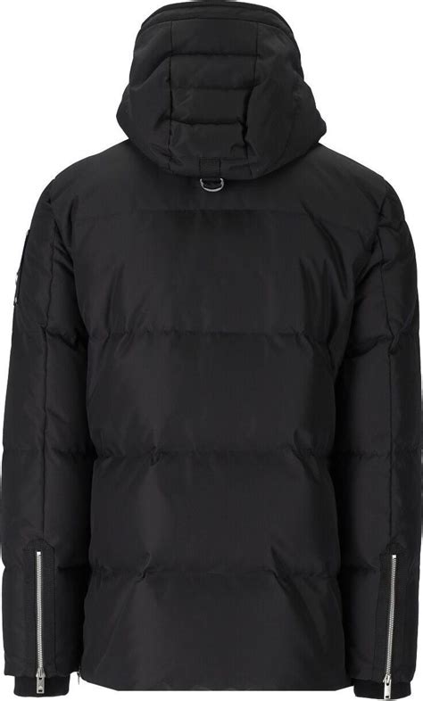 Moose Knuckles Cloud Q Black Hooded Down Jacket Black Vanaf