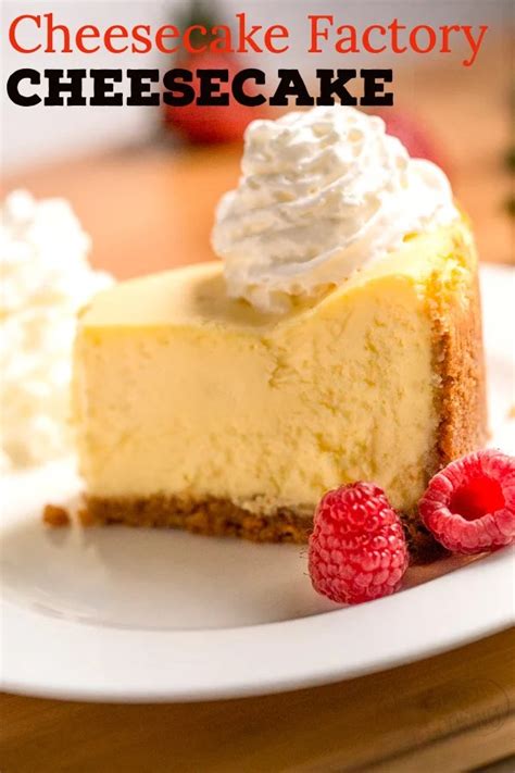 Easy Cheesecake Recipe Cheesecake Factory Copycat