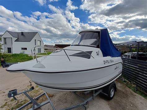 Łódź motorowa kabinowa Yacht Smart Fisher silnik Mercury 60 KM Gorzów