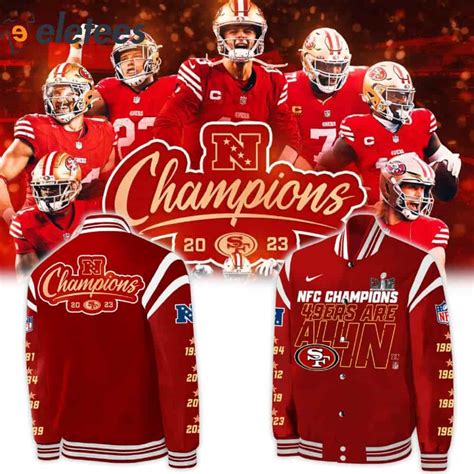 49ers Are All In NFC Champions 2023 Baseball Jacket