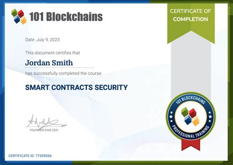 Smart Contracts Security 101 Blockchains