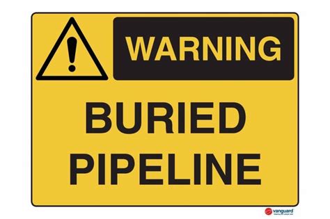 Acm Landscape Warning Sign Buried Pipeline Vanguard Nz