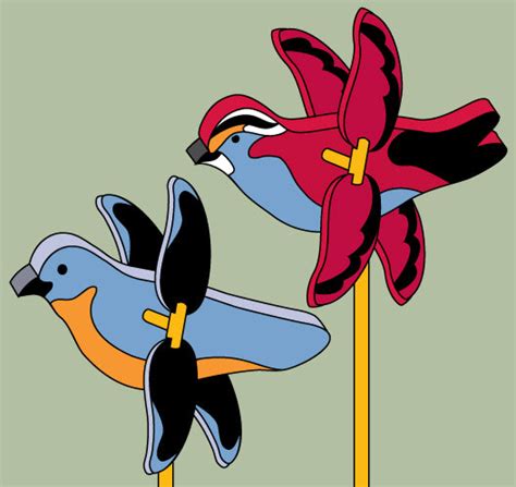 Bird Whirligigs Patterns