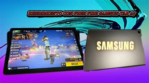 SAMSUNG GALAXY TAB A7 JUGANDO FREE FIRE ME A SORPRENDIO QUE CALIDAD