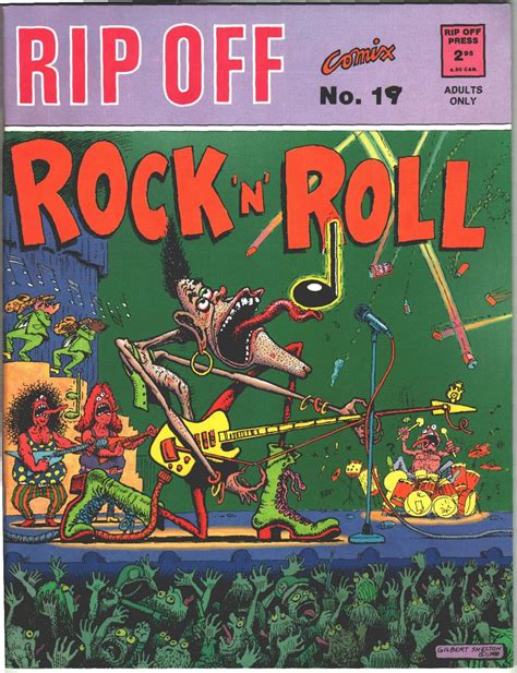 Rip Off Comix No Rock N Roll Gilbert Shelton Amazon Books