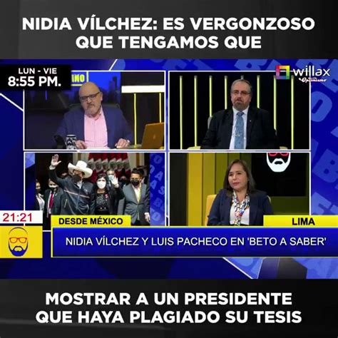 Willax Televisión on Twitter BetoASaber Han puesto nombres de