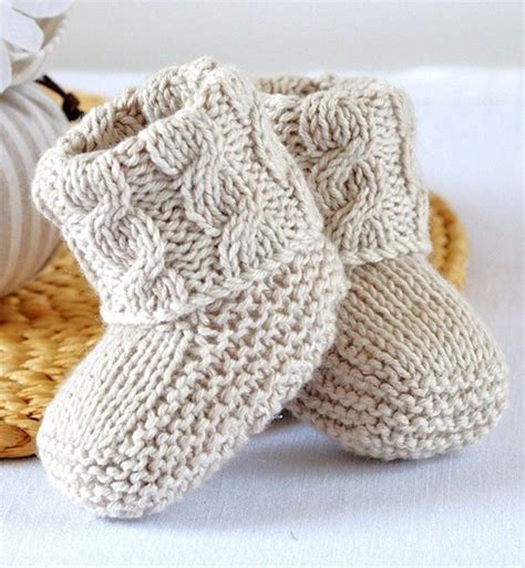 Baby booties knitting patterns – Artofit