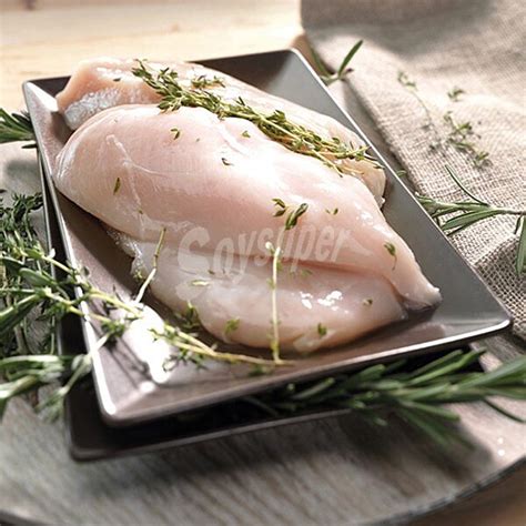 Pechuga De Pollo Fresca Sin Hueso Para Filetes 1 Kg