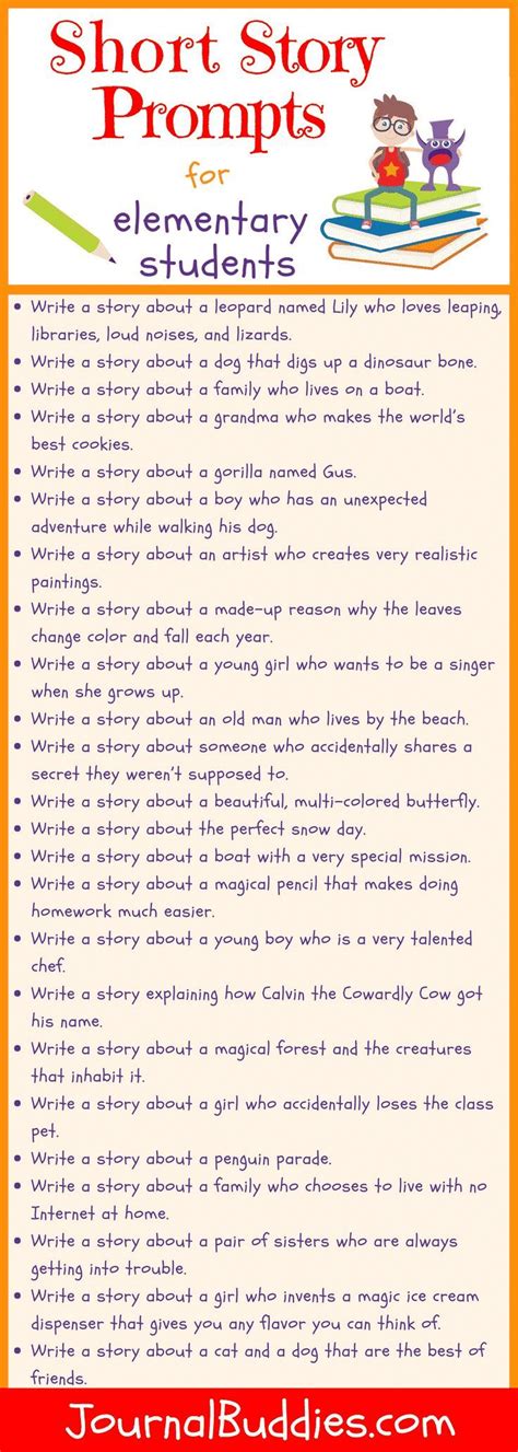 Short Story Prompts For Elementary School Homeschool Writing Writing