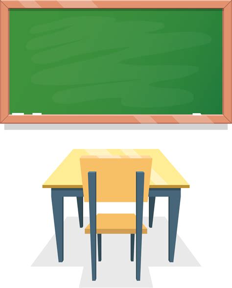 Classroom Desk Clipart