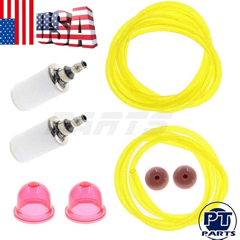 Primer Bulb Fuel Filter Line Hose For Poulan Fl Fx Mx Te