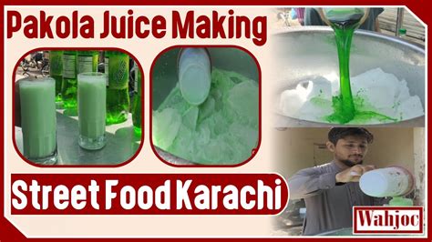 Pakola Milk Shake Making Refreshing Summer Drink Pakola Juice