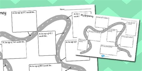 life journey worksheet ks pshce teacher