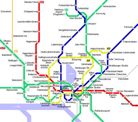 Hamburg S Bahn Map