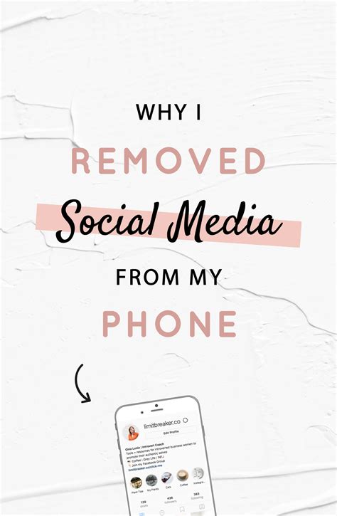 5 Reasons To Delete Social Media From Your Phone Delete Social Media Social Media Detox