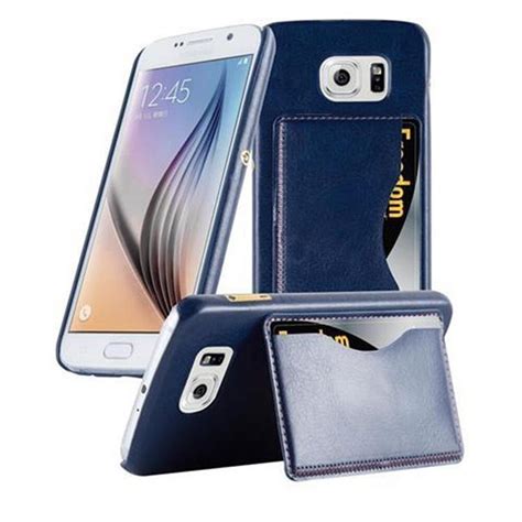 Samsung Galaxy S6 Skal Fodral Case Blå Elgiganten