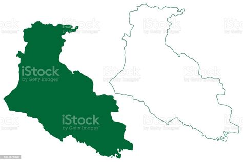 East Singhbhum District Map Vector Illustration Scribble Sketch East ...