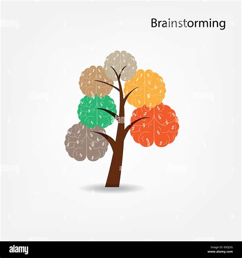 Brain Tree Illustration Brainstorm Sign Tree Of Knowledge Medical