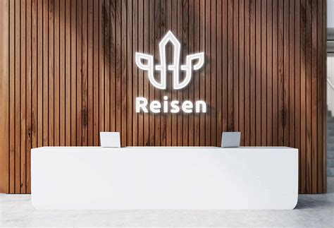 Free logo mockup with an online generator | Renderforest