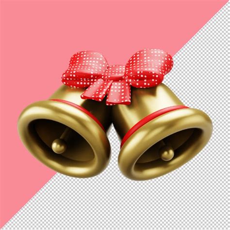 Premium PSD 3d Jingle Bell Icon