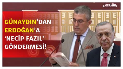 CHP li Günaydın o kitapla kürsüye çıktı Erdoğan a gönderme yaptı