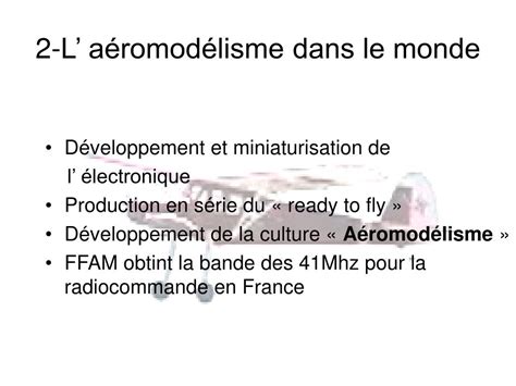 PPT CONFERENCE SUR LAEROMODELISME PowerPoint Presentation Free