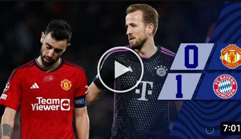 Video Watch Man United Vs Bayern Munich 0 1 Uefa Champions League Goals And Highlights