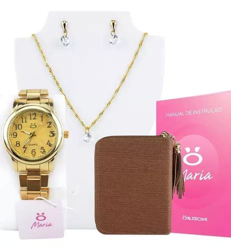 Kit de reloj analógico Black Friday para mujer collar y cartera