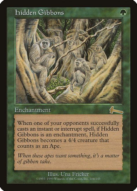 Hidden Gibbons · Urzas Legacy Ulg 104 · Scryfall Magic The