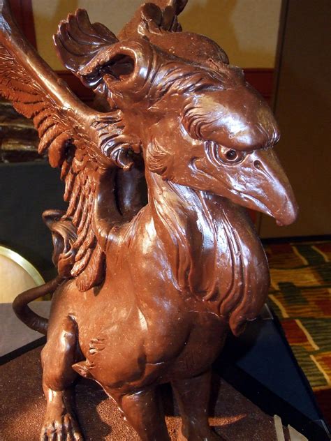 Chocolate Sculpture Dragon Chocolate Sculpture From Harrah Flickr