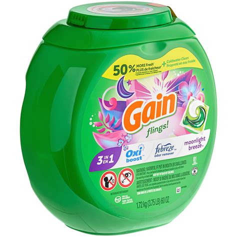 Gain Count Moonlight Breeze Flings Laundry Detergent Case