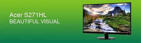 Amazon.com: Acer S271HL Ibidx 27.0" Full HD (1920 x 1080) VA Monitor ...