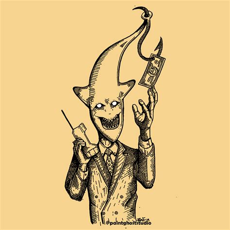 Corporate Greed Drawings