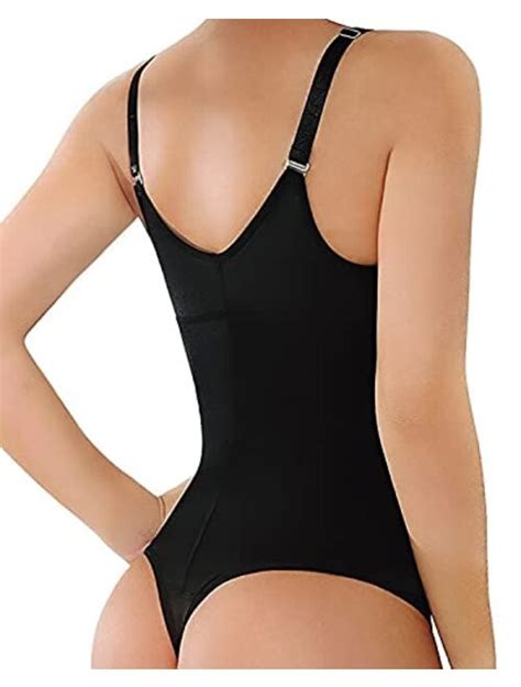 Buy Shaperx Shapewear For Women Tummy Control Thong Bodysuit Open Bust