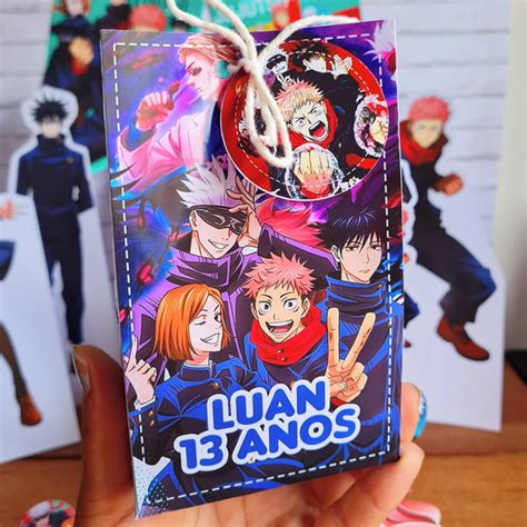 Kit Festa Jujutsu Kaisen 84 Itens Elo7 Produtos Especiais