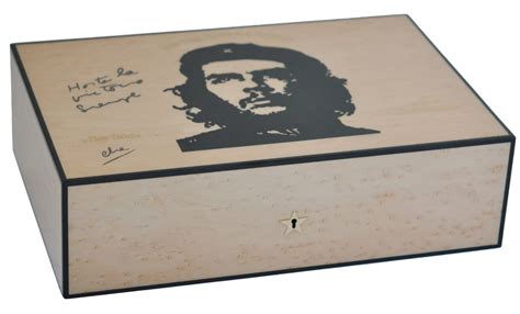 Elie Bleu Che Guevara Humidor F R Cigarren Grey Bird Eyed Mapple