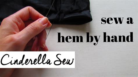 How To Hem Pants Or Shorts No Sewing Machine Sew A Hem By Hand Easy Hemming Tutorial Youtube